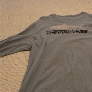 Blue Long Sleeve Vineyard Vines Shirt